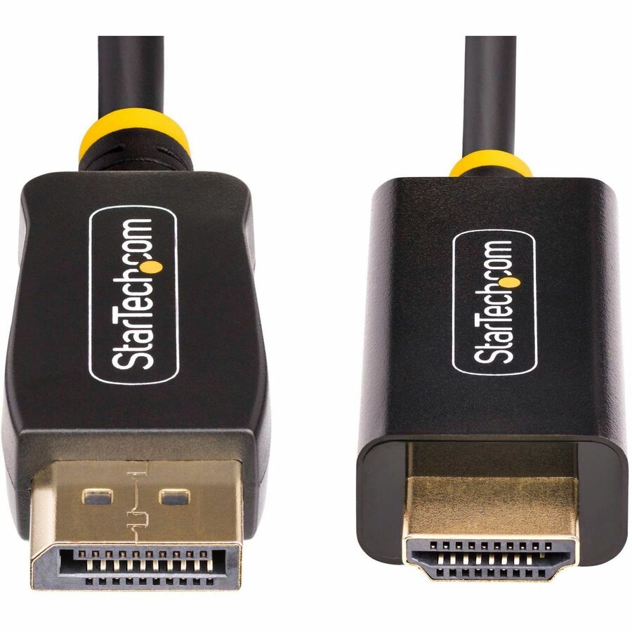 Alternate-Image5 Image for StarTech.com 9.8ft (3m) DisplayPort to HDMI Adapter Cable, 4K 60Hz with HDR, DP to HDMI 2.0b Cable, Active Video Converter