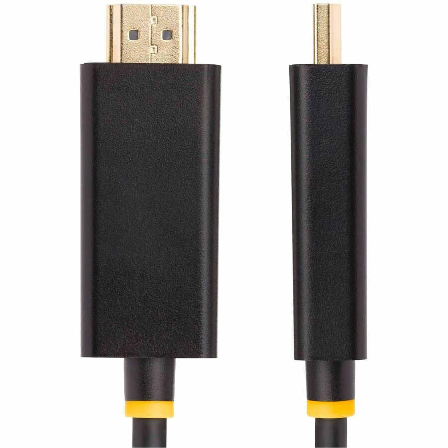 Alternate-Image2 Image for StarTech.com 9.8ft (3m) DisplayPort to HDMI Adapter Cable, 4K 60Hz with HDR, DP to HDMI 2.0b Cable, Active Video Converter