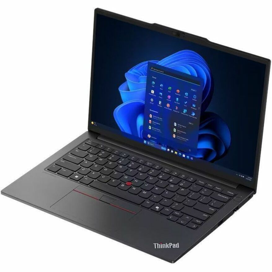 Alternate-Image2 Image for Lenovo ThinkPad E14 Gen 6 21M3000RUS 14" Notebook - WUXGA - AMD Ryzen 5 7535U - 8 GB - 256 GB SSD - English Keyboard - Black