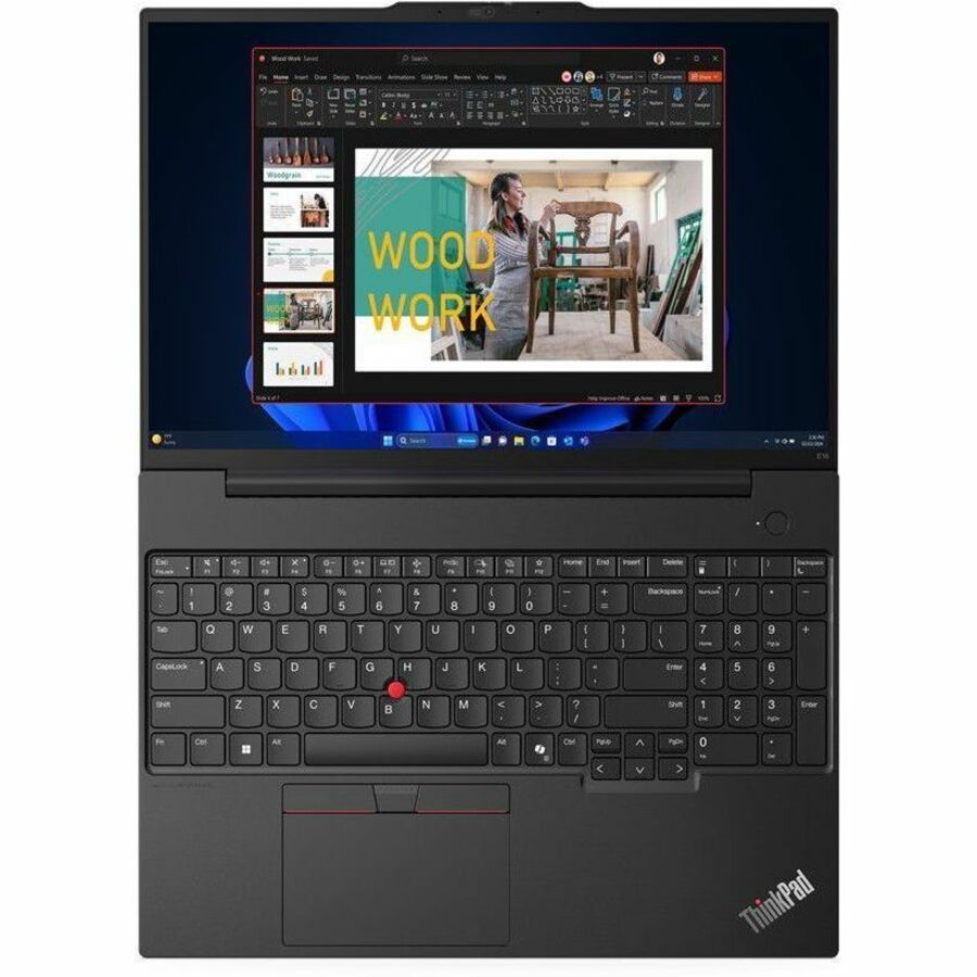 Alternate-Image3 Image for Lenovo ThinkPad E16 Gen 2 21M5000JUS 16" Notebook - WUXGA - AMD Ryzen 7 7735U - 16 GB - 512 GB SSD - English Keyboard - Black