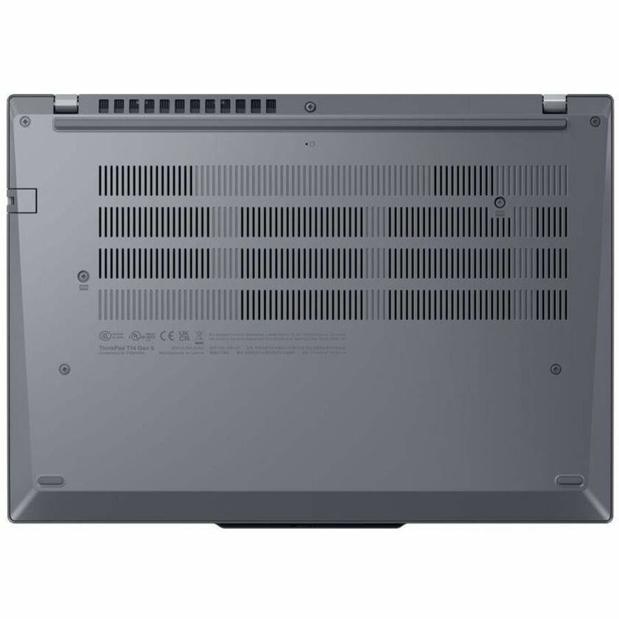 Bottom Image for Lenovo ThinkPad T14 Gen 5 21ML0053US 14" Touchscreen Notebook - WUXGA - Intel Core Ultra 5 125U - 16 GB - 512 GB SSD - English Keyboard - Gray