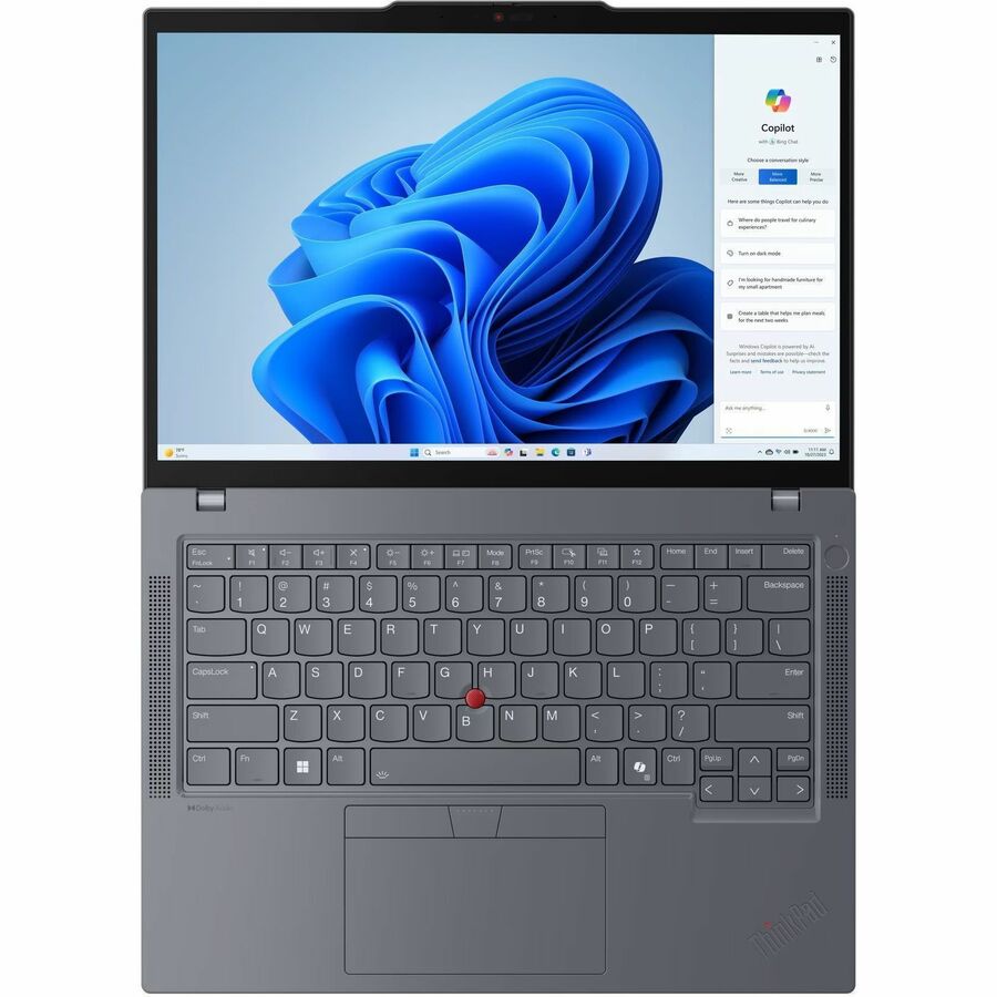 Alternate-Image6 Image for Lenovo ThinkPad T14 Gen 5 21MC000NUS 14" Notebook - WUXGA - AMD Ryzen 5 PRO 8540U - 16 GB - 256 GB SSD - English Keyboard - Gray