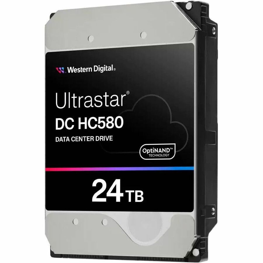 Alternate-Image2 Image for WD Ultrastar DC HC580 WUH722424AL5204 24 TB Hard Drive - 3.5" Internal - SAS (12Gb/s SAS) - Conventional Magnetic Recording (CMR) Method