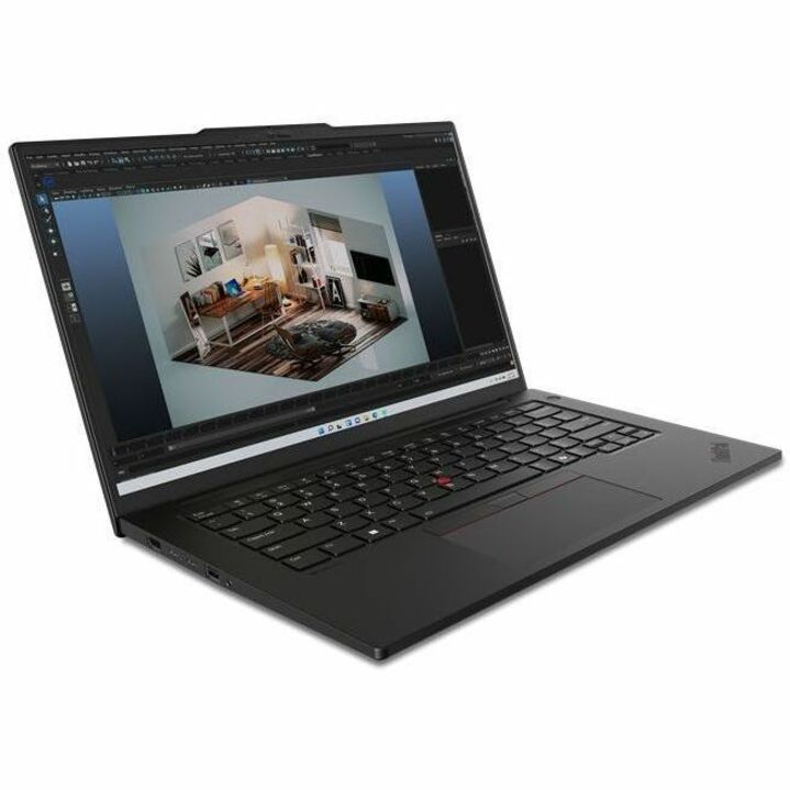 Alternate-Image1 Image for Lenovo ThinkPad P14s Gen 5 21G2001VUS 14.5" Mobile Workstation - WUXGA - Intel Core Ultra 7 155H - 32 GB - 1 TB SSD - English Keyboard - Black