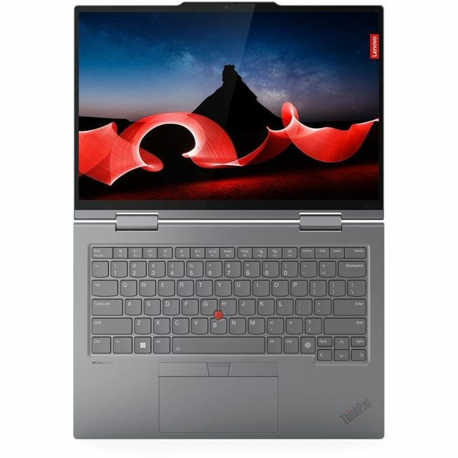 Alternate-Image10 Image for Lenovo ThinkPad X1 Gen 9 21KE005UUS 14" Touchscreen Convertible 2 in 1 Notebook - WUXGA - Intel Core Ultra 7 155U - Intel Evo Platform - 16 GB - 512 GB SSD - English Keyboard - Gray