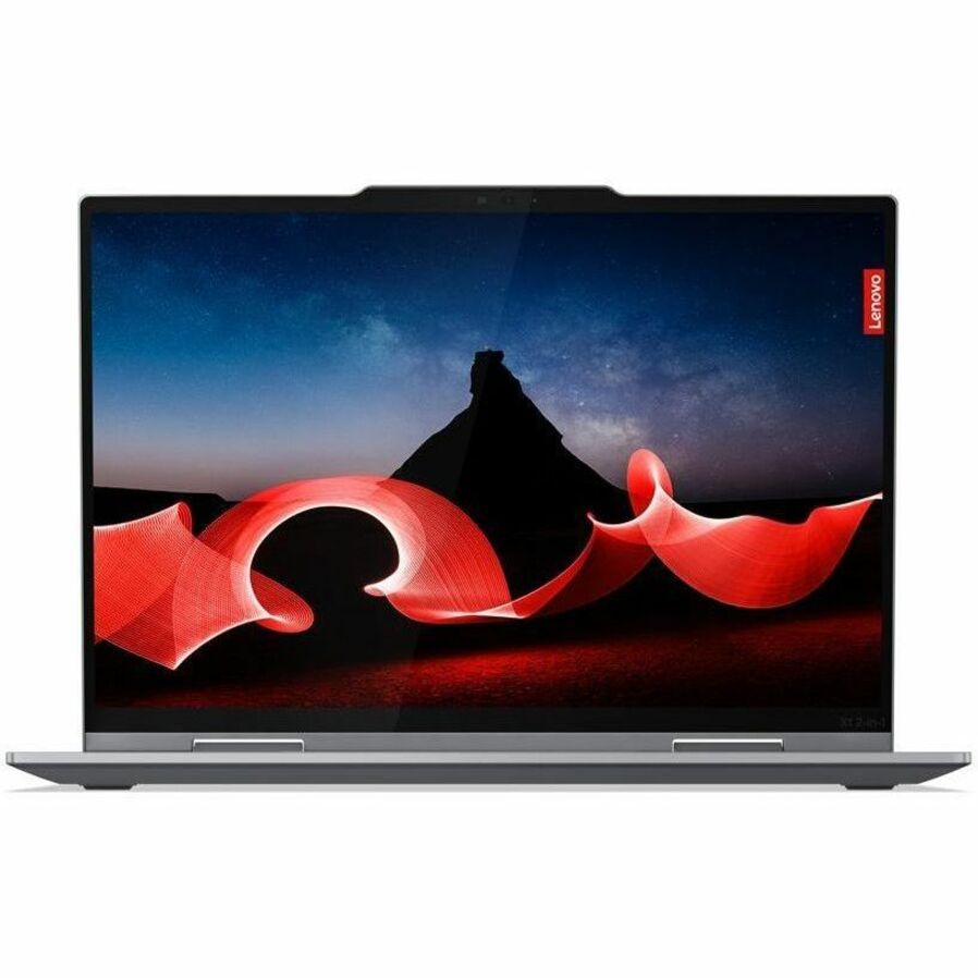 Front Image for Lenovo ThinkPad X1 Gen 9 21KE005UUS 14" Touchscreen Convertible 2 in 1 Notebook - WUXGA - Intel Core Ultra 7 155U - Intel Evo Platform - 16 GB - 512 GB SSD - English Keyboard - Gray