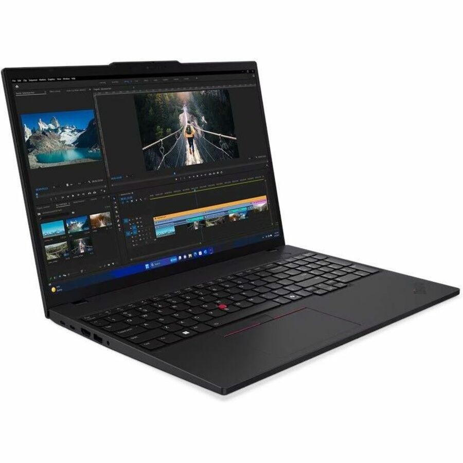 Alternate-Image1 Image for Lenovo ThinkPad T16 Gen 3 21MN0070US 16" Touchscreen Notebook - WUXGA - Intel Core Ultra 7 155U - 32 GB - 512 GB SSD - English Keyboard - Black