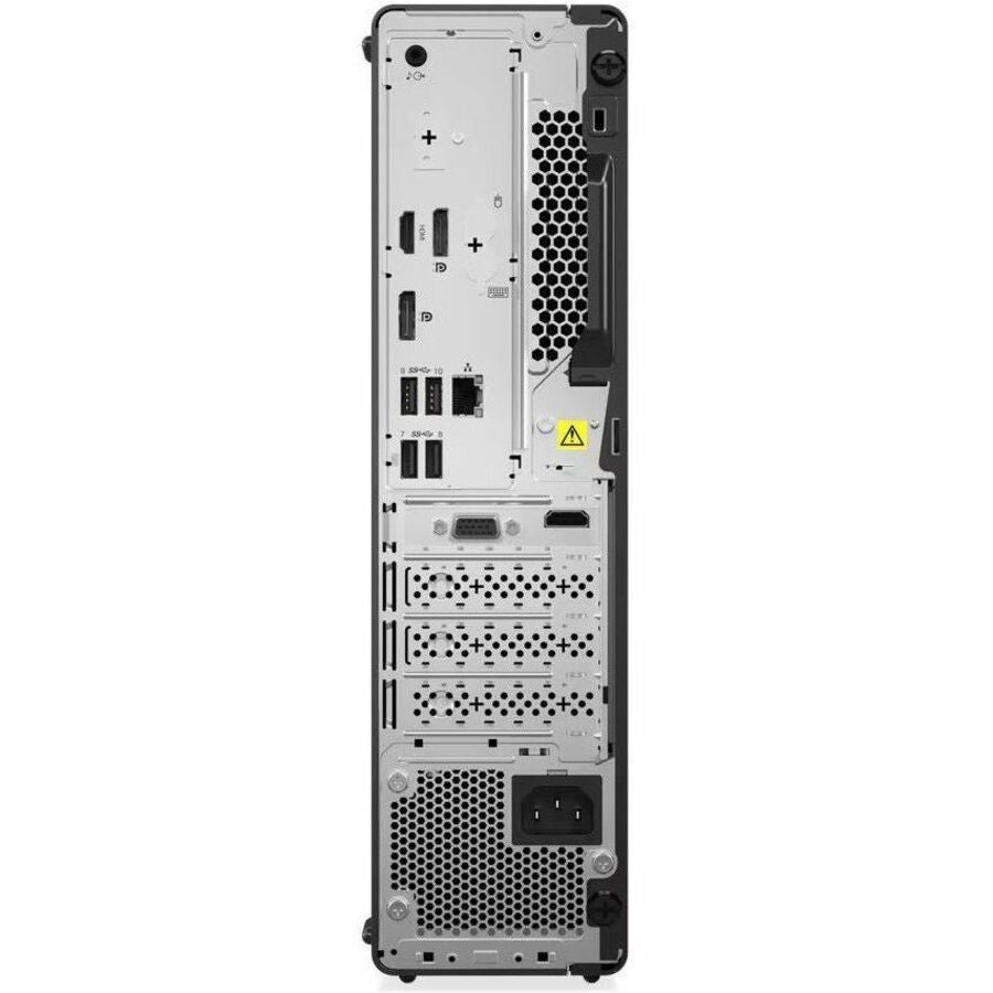 Rear Image for Lenovo ThinkCentre M90s Gen 5 12V4000AUS Desktop Computer - Intel Core i5 14th Gen i5-14500 - vPro Technology - 32 GB - 512 GB SSD - Small Form Factor - Black
