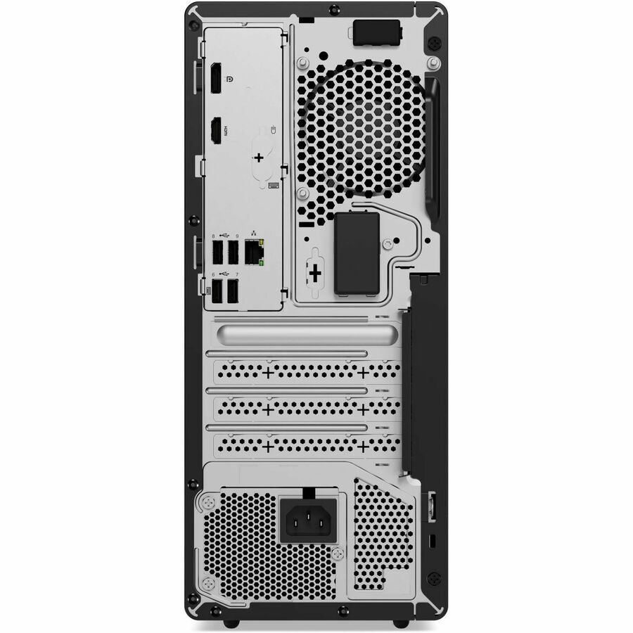 Rear Image for Lenovo ThinkCentre M70t Gen 5 12U0000LUS Desktop Computer - Intel Core i5 14th Gen i5-14500 - vPro Technology - 16 GB - 512 GB SSD - Tower - Black