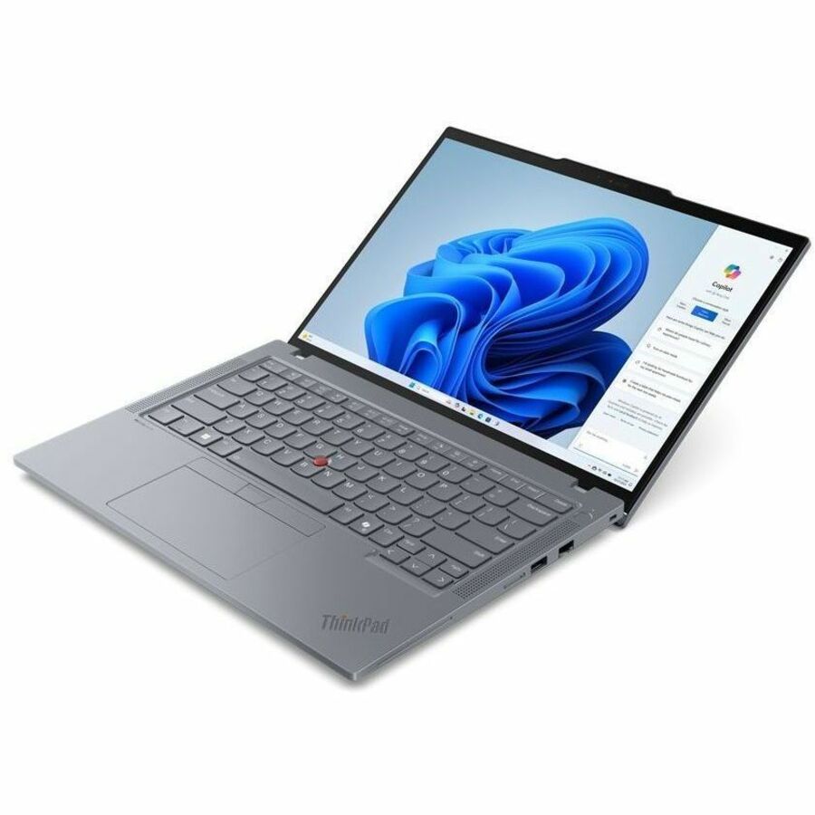 Alternate-Image2 Image for Lenovo ThinkPad T14 Gen 5 21ML0089US 14" Notebook - WUXGA - Intel Core Ultra 7 155U - 16 GB - 512 GB SSD - English Keyboard - Gray