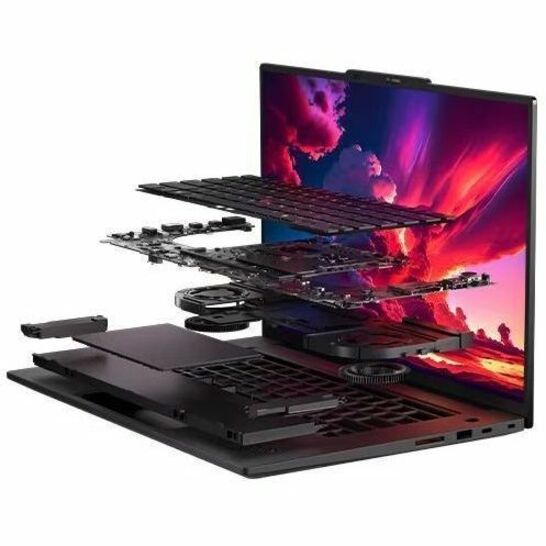 Alternate-Image8 Image for Lenovo ThinkPad P1 Gen 7 21KV0003US 16" Mobile Workstation - WUXGA - Intel Core Ultra 7 155H - Intel Evo Platform - 16 GB - 512 GB SSD - English Keyboard - Black