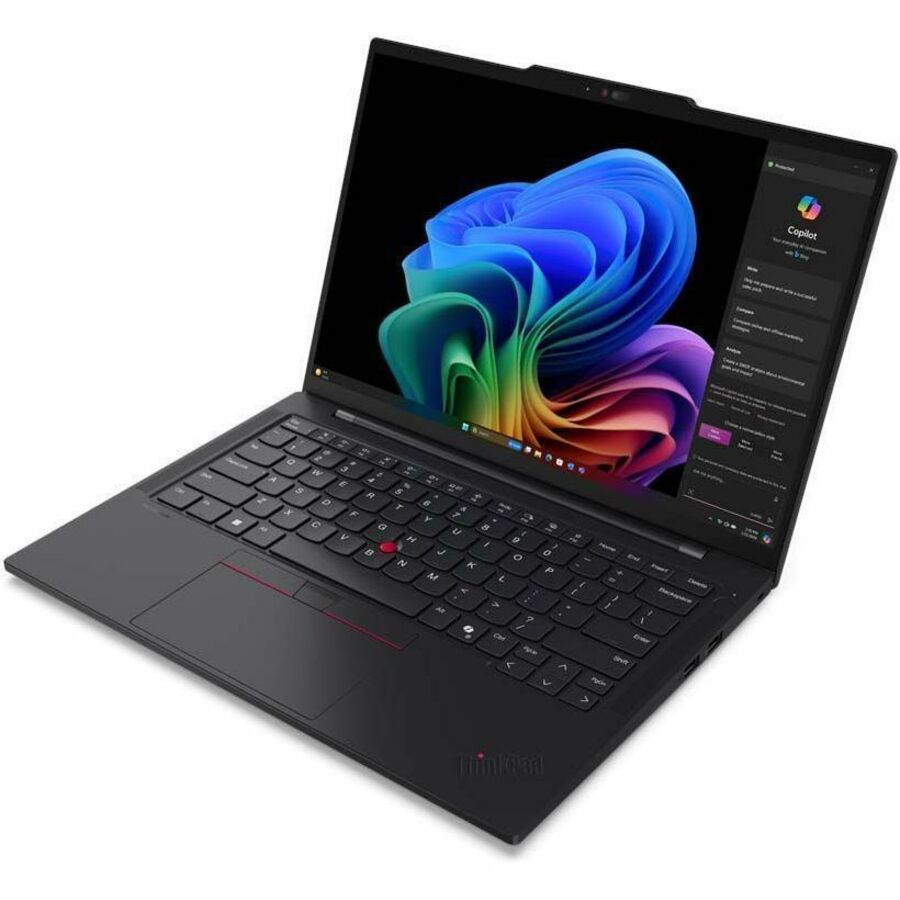 Alternate-Image8 Image for Lenovo ThinkPad T14s Gen 6 21N10000US 14" Copilot+ PC Notebook - WUXGA - Qualcomm Snapdragon X Elite X1E-78-100 - 32 GB - 1 TB SSD - English Keyboard - Black