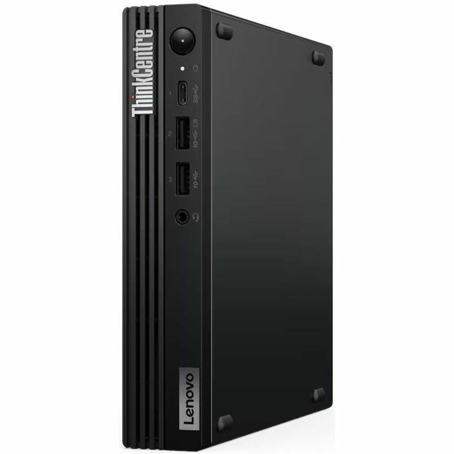 Alternate-Image1 Image for Lenovo ThinkCentre M70q Gen 5 12TD001MUS Desktop Computer - Intel Core i3 14th Gen i3-14100T - 16 GB - 256 GB SSD - Tiny - Black