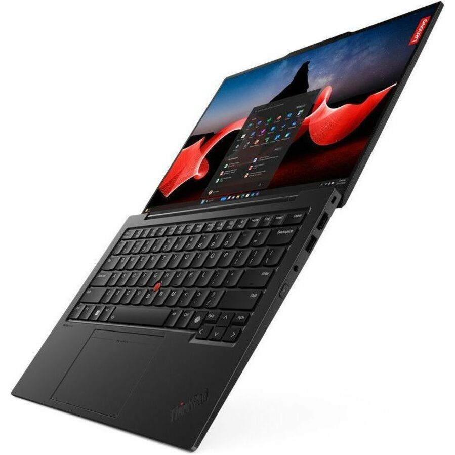 Alternate-Image1 Image for Lenovo ThinkPad X1 Carbon Gen 12 21KC00B1US 14" Touchscreen Notebook - WUXGA - Intel Core Ultra 7 165U - vPro Technology - Intel Evo Platform - 32 GB - 512 GB SSD - English Keyboard - Black Paint