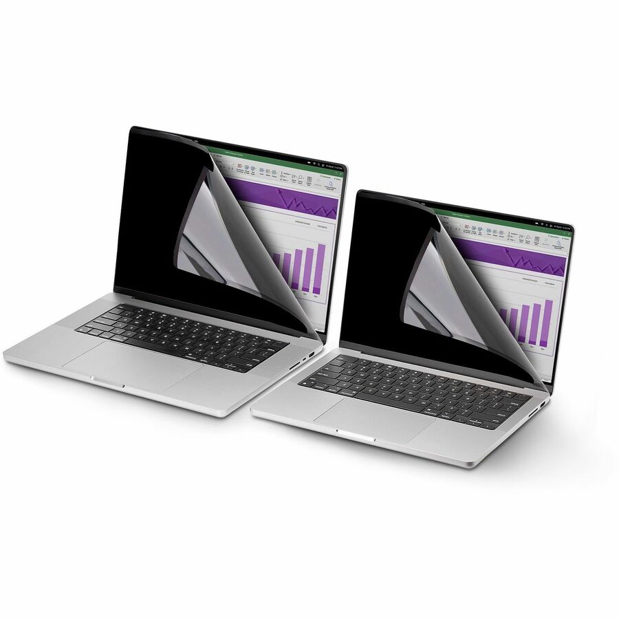 Alternate-Image3 Image for StarTech.com 14.1-inch 16:10 Flip-Up Privacy Screen with Touch, Anti-Glare Blue Light Filter, Laptop Monitor Screen Protector