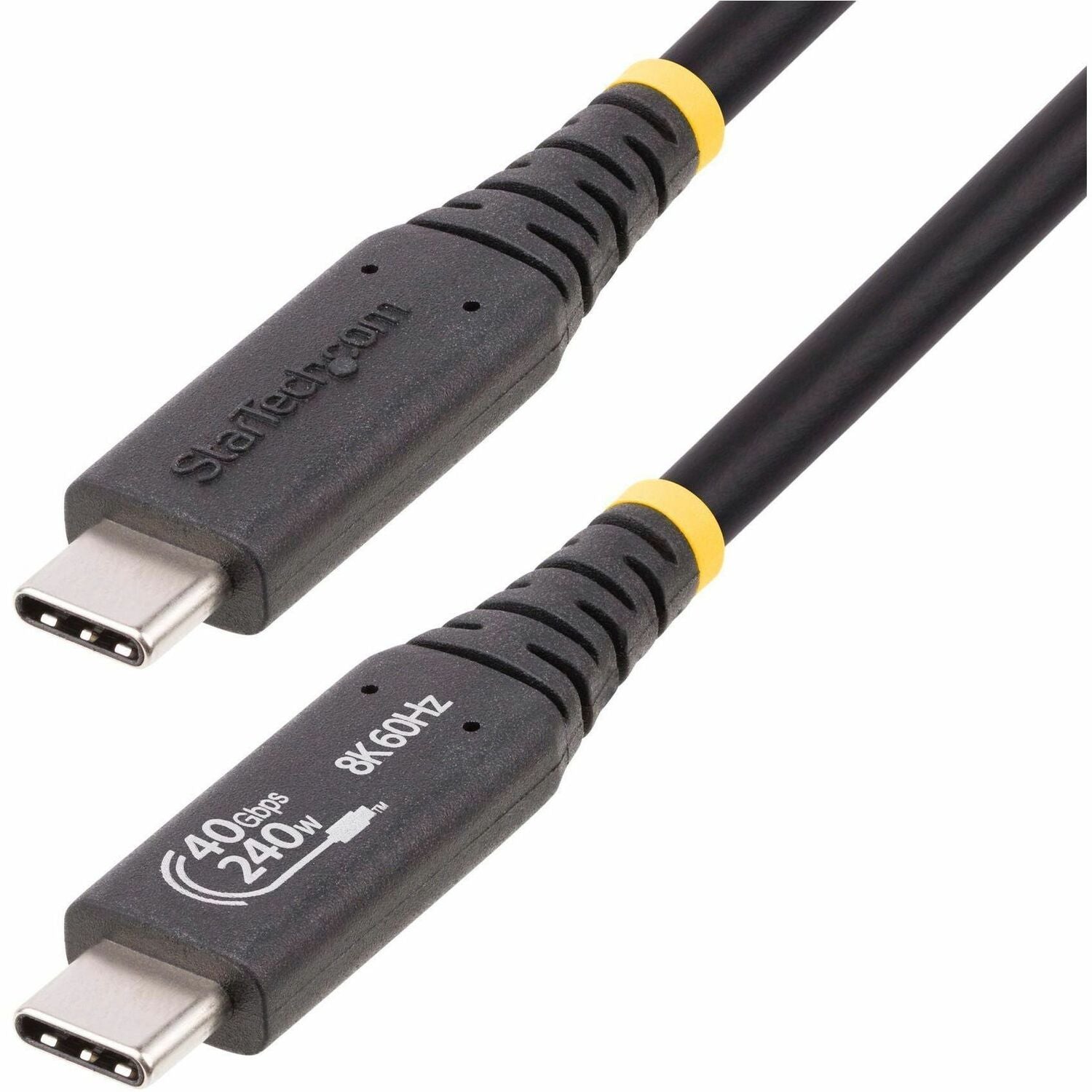 Main Image for StarTech.com 1m (3.3ft) USB4 Cable, USB-IF Certified USB-C Cable, 40 Gbps, 240W PD 3.1, 8K 60Hz, Compatible w/Thunderbolt/USB 3.2 Ports