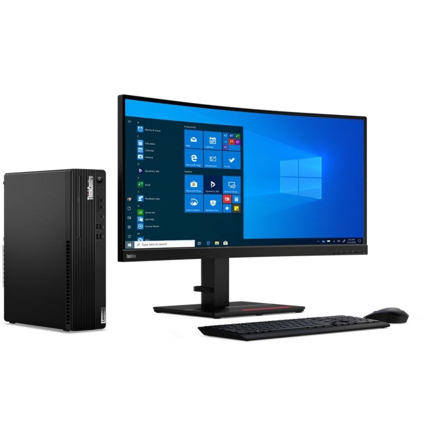 Alternate-Image2 Image for Lenovo ThinkCentre M75s Gen 2 11R80051US Desktop Computer - AMD Ryzen 5 PRO 5650G - 16 GB - 256 GB SSD - Small Form Factor - Black