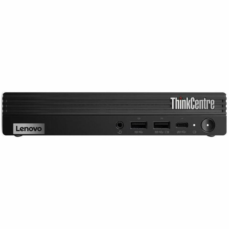 Front Image for Lenovo ThinkCentre M90q Gen 5 12TH000RUS Desktop Computer - Intel Core i7 14th Gen i7-14700 - vPro Technology - 32 GB - 1 TB SSD - Tiny - Black