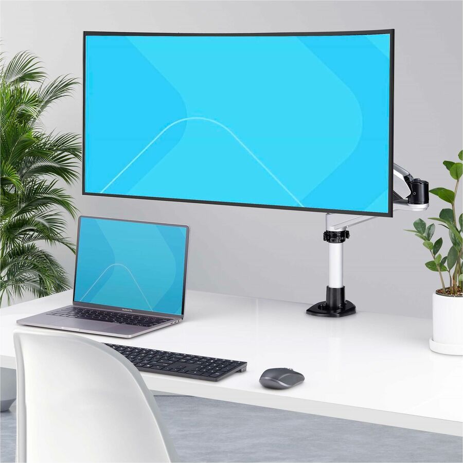 Life-Style Image for StarTech.com Monitor Desk Mount For 27in 16:9/30in 21:9 Ultrawide Screens, VESA 75x75/100x100, Tool-Less Arm Adjustments, TAA