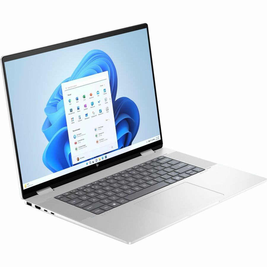 Alternate-Image1 Image for HP ENVY x360 16-ac0000 16-ac0023dx 16" Touchscreen Convertible 2 in 1 Notebook - WUXGA - Intel Core Ultra 7 155U - 16 GB - 1 TB SSD - Glacier Silver