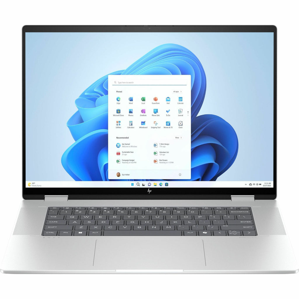 Main Image for HP ENVY x360 16-ac0000 16-ac0023dx 16" Touchscreen Convertible 2 in 1 Notebook - WUXGA - Intel Core Ultra 7 155U - 16 GB - 1 TB SSD - Glacier Silver