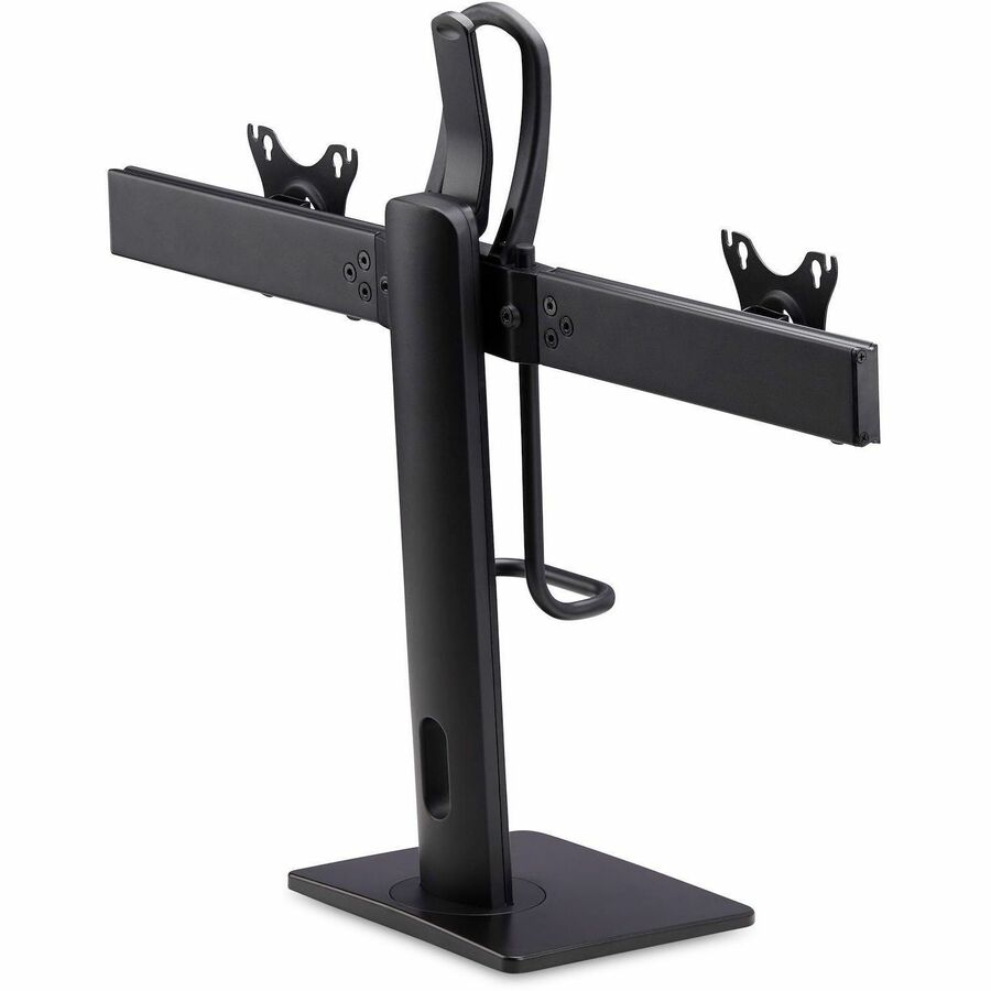 Right Image for StarTech.com Crossbar Dual Monitor Desk Stand For 27inch Screens, Max Cap 26.4lb, VESA Mount 75x75/100x100, Toolless Height Adjustment