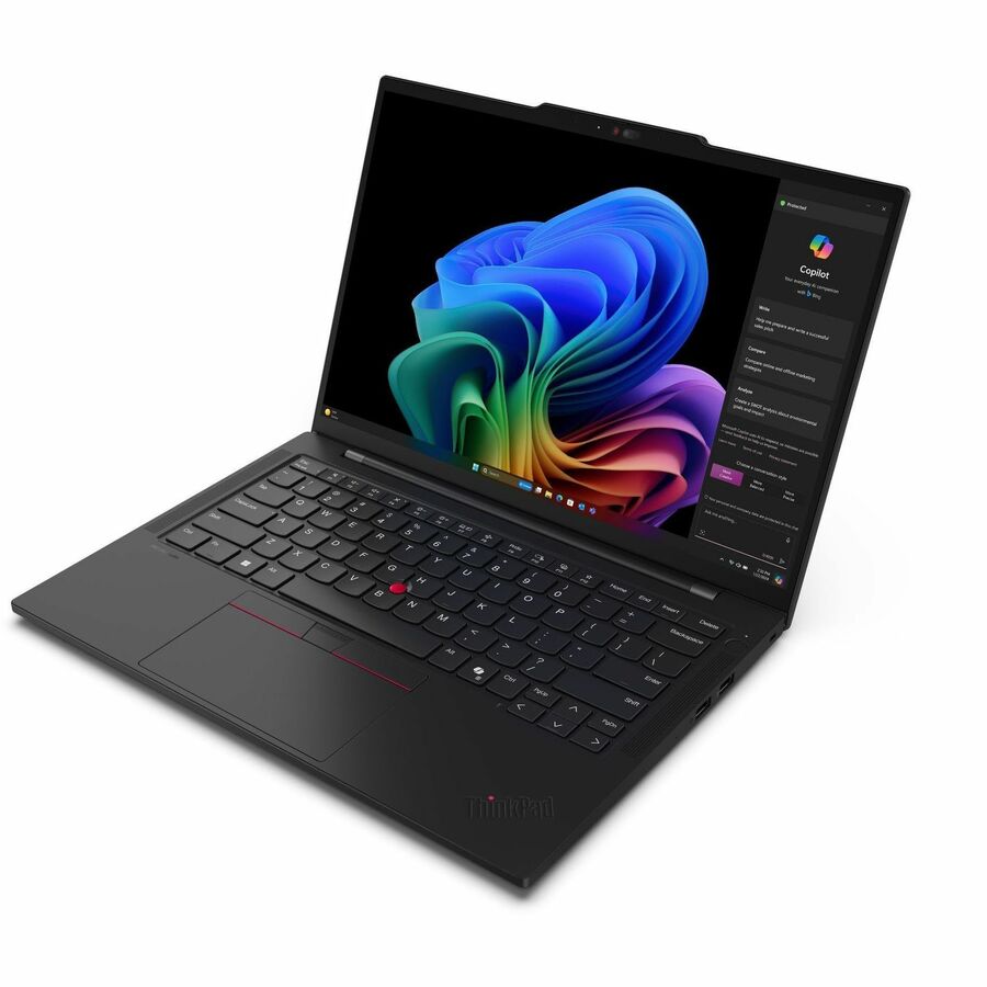 Alternate-Image7 Image for Lenovo ThinkPad T14s Gen 6 21N1002DUS 14" Copilot+ PC Notebook - WUXGA - Qualcomm Snapdragon X Plus X1P-42-100 - 16 GB - 512 GB SSD - English Keyboard - Black