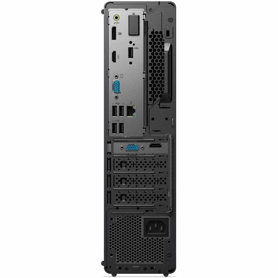 Rear Image for Lenovo ThinkCentre neo 50s Gen 5 12XF000WUS Desktop Computer - Intel Core i5 14th Gen i5-14400 - 16 GB - 512 GB SSD - Small Form Factor - Black