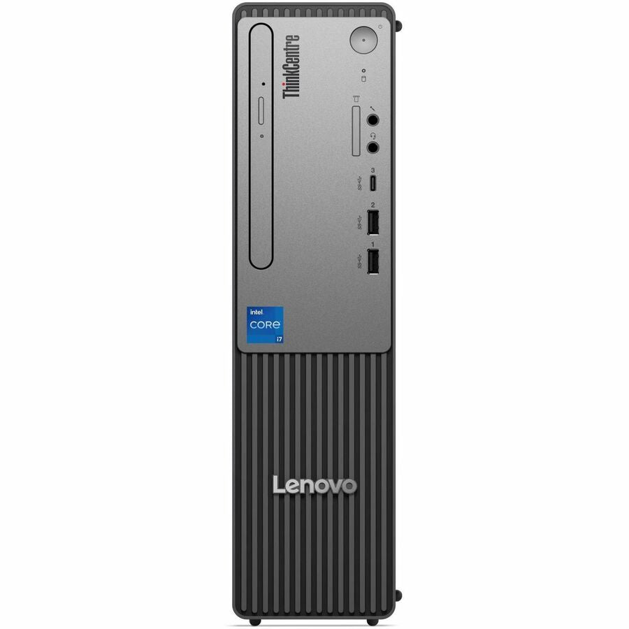 Front Image for Lenovo ThinkCentre neo 50s Gen 5 12XF000VUS Desktop Computer - Intel Core i5 14th Gen i5-14400 - 16 GB - 256 GB SSD - Small Form Factor - Black