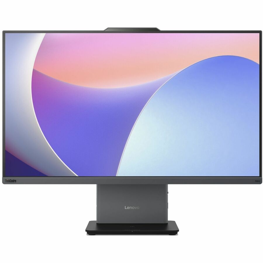 Front Image for Lenovo ThinkCentre neo 50a 27 Gen 5 12SB003GUS All-in-One Computer - Intel Core i5 13th Gen i5-13420H - 16 GB - 512 GB SSD - 27" Full HD - Desktop - Luna Gray