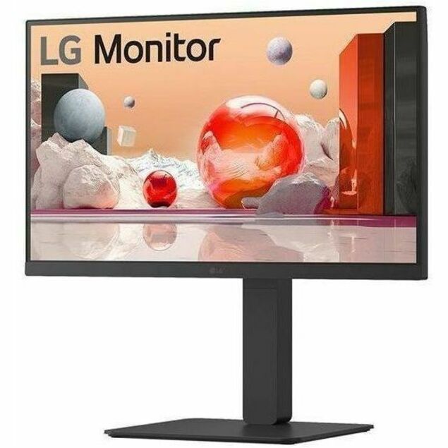 Alternate-Image5 Image for LG 24BA850-B 24" Class Webcam LCD Monitor - 16:9 - Matte Black