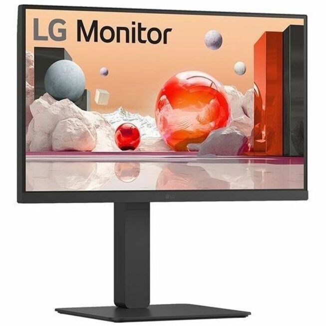 Right Image for LG 24BA850-B 24" Class Webcam LCD Monitor - 16:9 - Matte Black