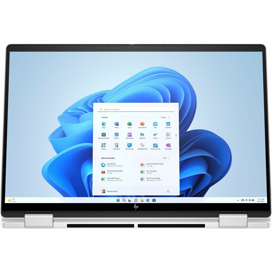 Alternate-Image2 Image for HP ENVY x360 14-fa0000 14-fa0023dx 14" Touchscreen Convertible 2 in 1 Notebook - WUXGA - AMD Ryzen 7 8840HS - 16 GB - 1 TB SSD - Glacier Silver