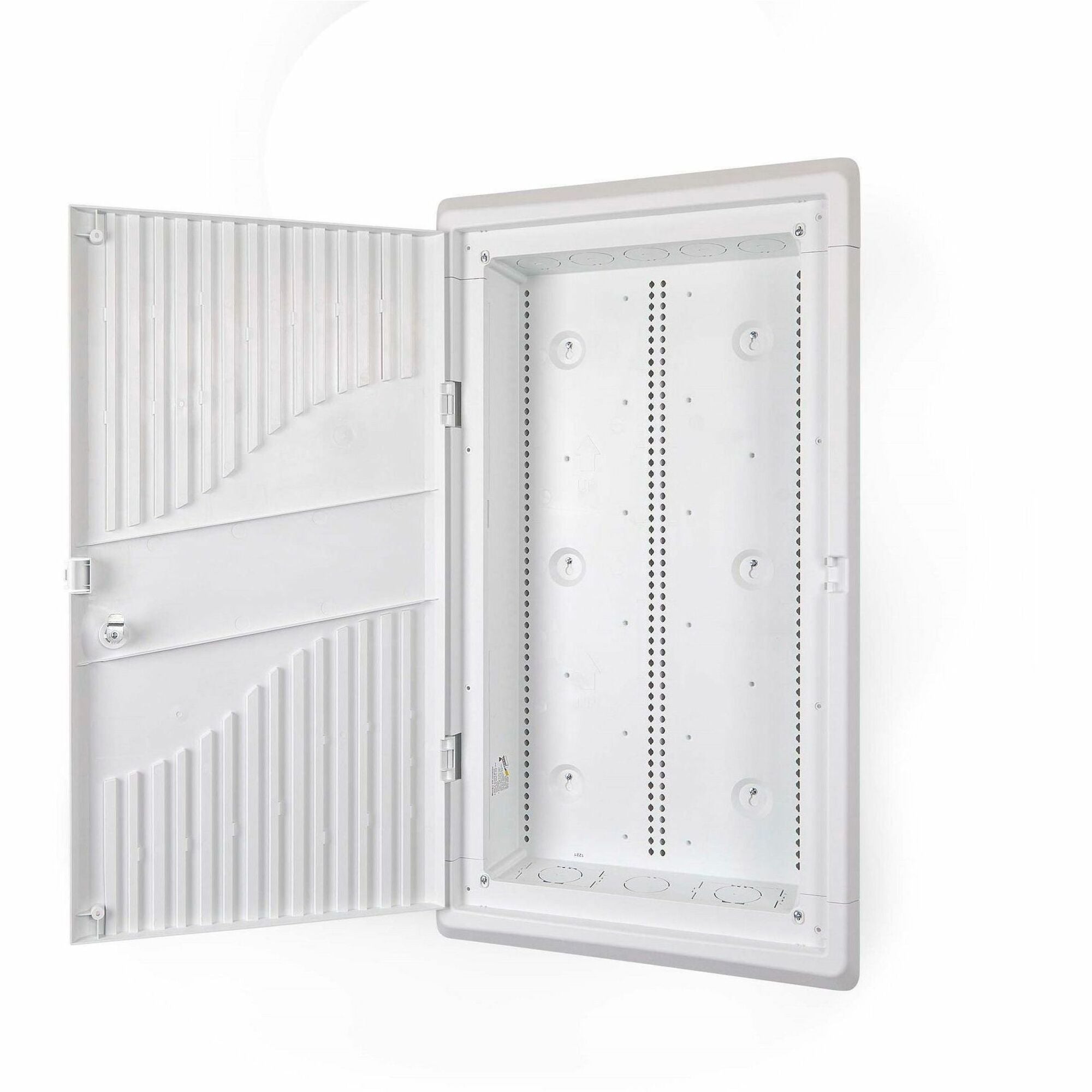 Main Image for StarTech.com 28in Wall-Mount Media Enclosure, Cable Management Box for Network Distribution, Mounting Fixtures/Modules Included, White