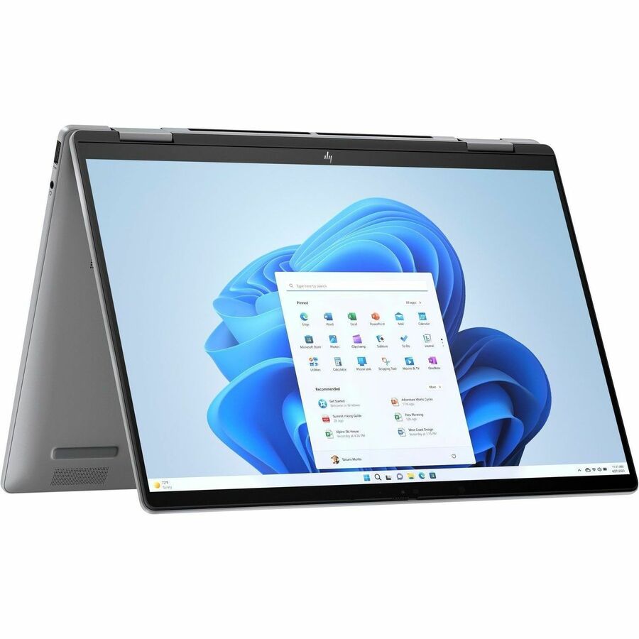Alternate-Image3 Image for HP ENVY x360 14-fc0000 14-fc0097nr 14" Touchscreen Convertible 2 in 1 Notebook - 3K - Intel Core Ultra 7 155U - Intel Evo Platform - 16 GB - 1 TB SSD - Meteor Silver