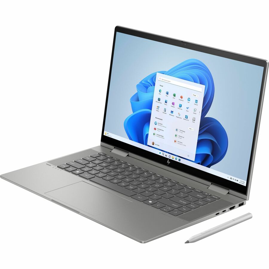 Alternate-Image4 Image for HP ENVY x360 15-fe1000 15-fe1073cl 15.6" Touchscreen Convertible 2 in 1 Notebook - Full HD - Intel Core Ultra 7 155U - Intel Evo Platform - 32 GB - 1 TB SSD - Mineral Silver Aluminum