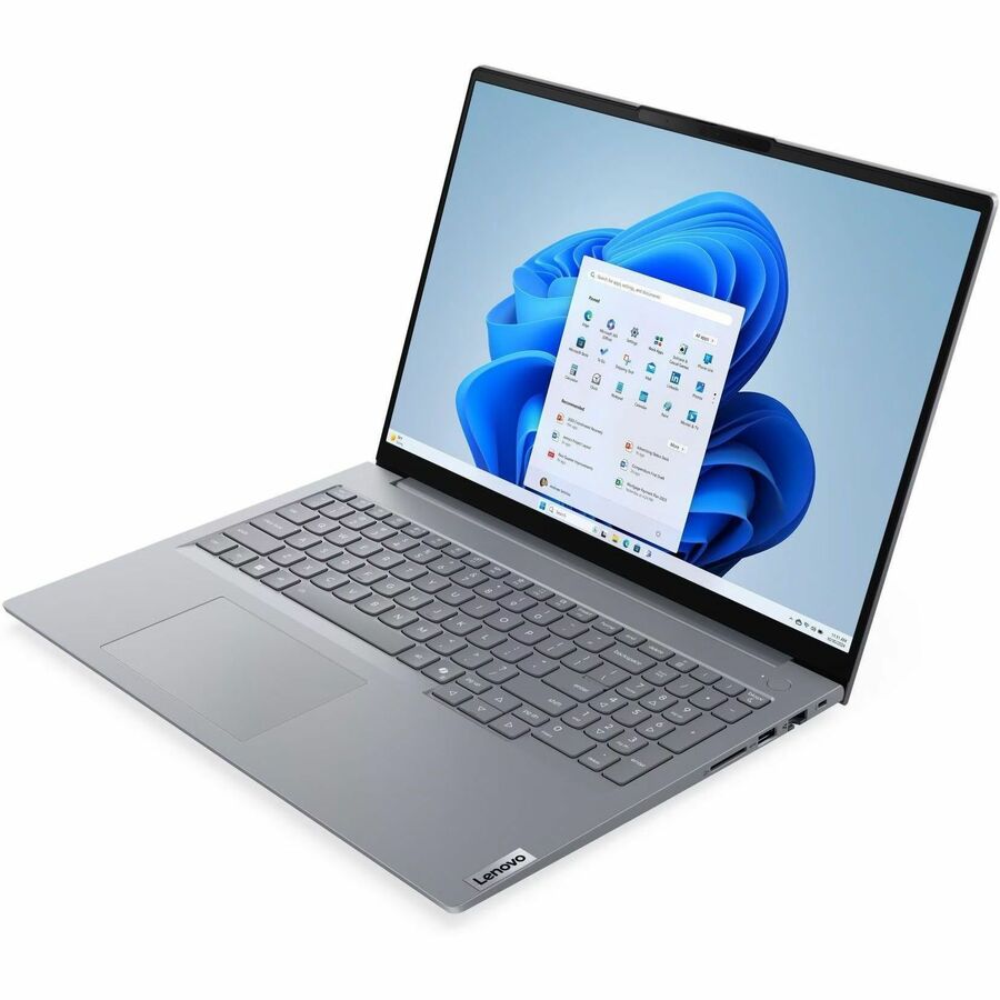 Alternate-Image1 Image for Lenovo ThinkBook 16 G8 IRL 21SH000GUS 16" Notebook - WUXGA - 60 Hz - Intel Core 5 210H - 16 GB - 512 GB SSD - English Keyboard - Arctic Gray