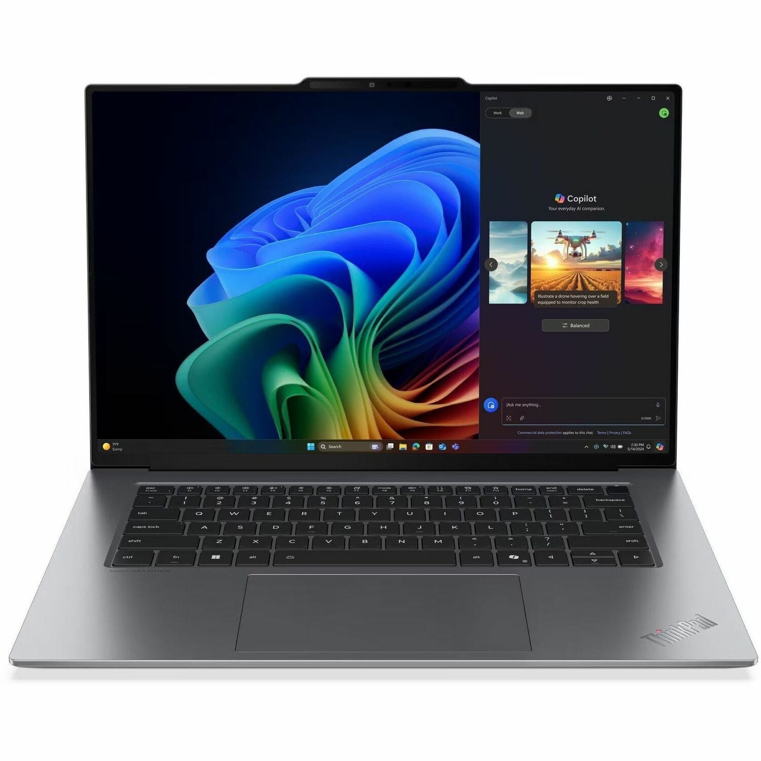 Main Image for Lenovo ThinkPad X9-15 Gen 1 21Q60025US 15.3" Copilot+ PC Notebook - 2.8K - Intel Core Ultra 7 268V - vPro Technology - Intel Evo Platform - 32 GB - 1 TB SSD - English Keyboard - Black, Gray
