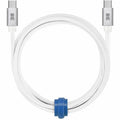 Blu Element Braided Charge/Sync USB-C to USB-C Cable 4ft 60W White