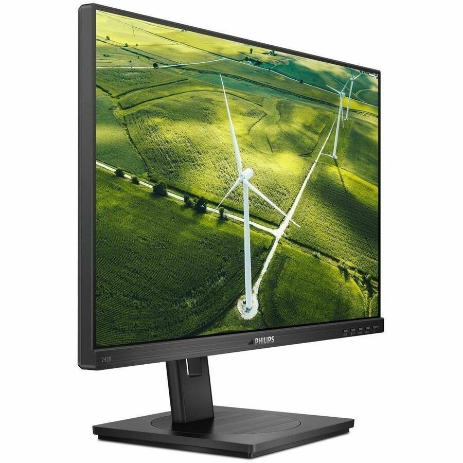 Alternate-Image1 Image for PHILIPS 272B1G - 24 inch Monitor, LED, FHD, VGA, DVI, HDMI, DP, USB-Hub, EPEAT, 4 Year Manufacturer Warranty - 24"