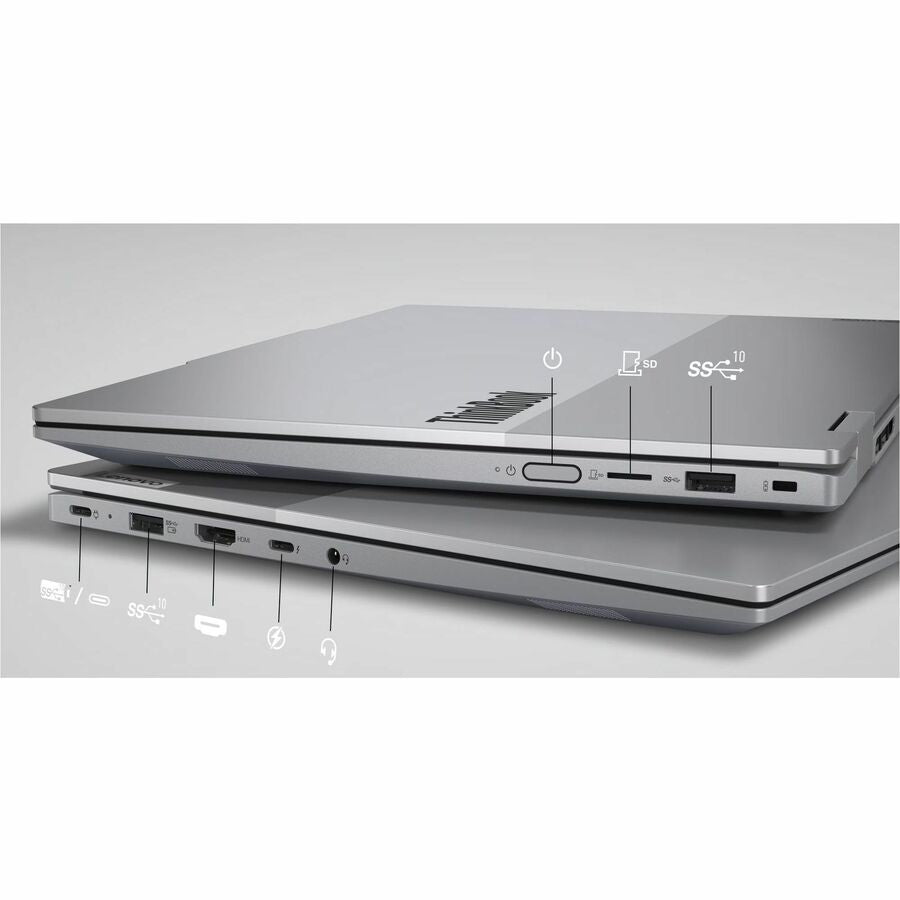 Alternate-Image3 Image for Lenovo ThinkBook 14 G5 IAU 21SQ0002US 14" Touchscreen Convertible 2 in 1 Notebook - WUXGA - Intel Core Ultra 7 255U - 16 GB - 512 GB SSD - English (US) Keyboard - Luna Gray