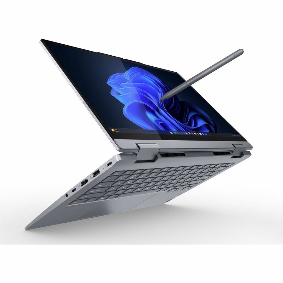 Alternate-Image7 Image for Lenovo ThinkBook 14 G5 IAU 21SQ0001US 14" Touchscreen Convertible 2 in 1 Notebook - WUXGA - Intel Core Ultra 5 225U - 16 GB - 256 GB SSD - English (US) Keyboard - Luna Gray