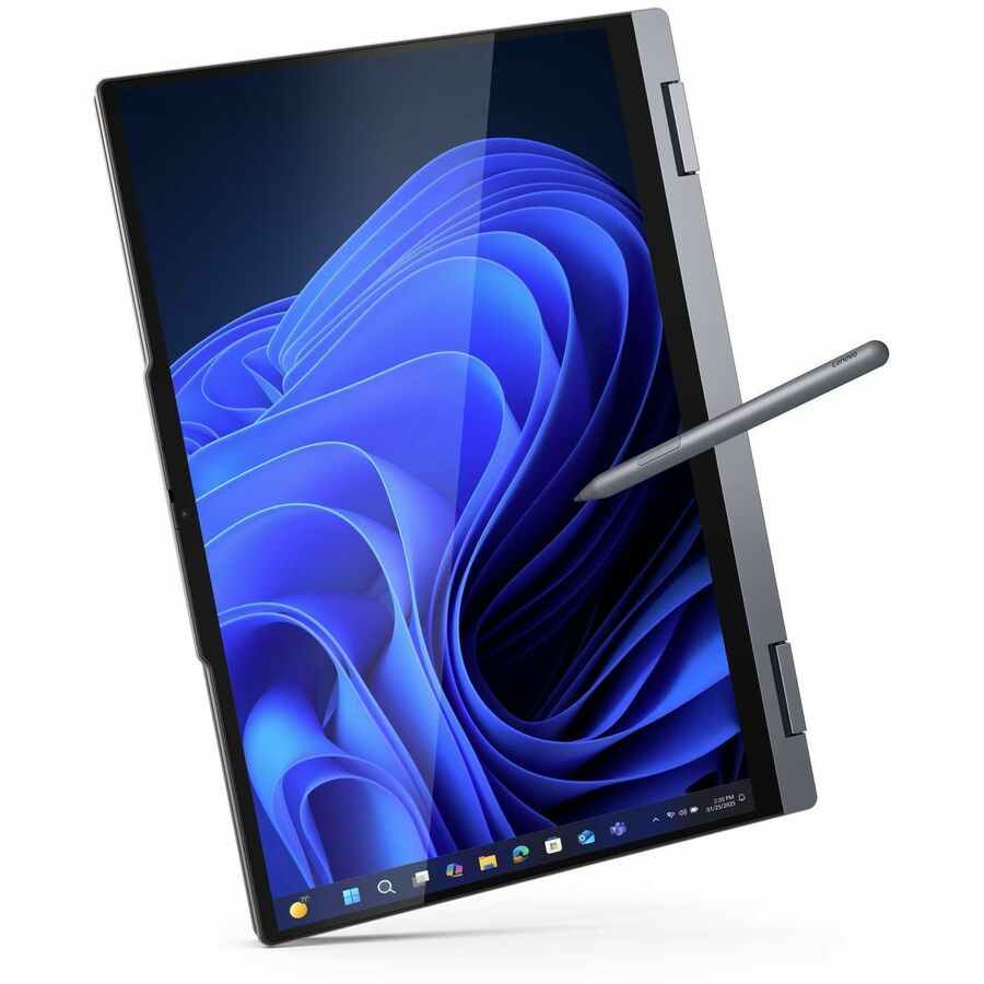 Alternate-Image6 Image for Lenovo ThinkBook 14 G5 IAU 21SQ0001US 14" Touchscreen Convertible 2 in 1 Notebook - WUXGA - Intel Core Ultra 5 225U - 16 GB - 256 GB SSD - English (US) Keyboard - Luna Gray
