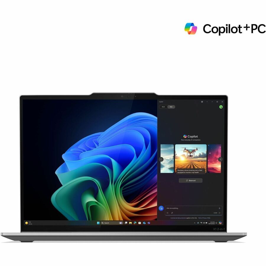 Alternate-Image5 Image for Lenovo Thinkpad X1 Gen 10 21NU0036US 14" Touchscreen Convertible Copilot+ PC 2 in 1 Notebook - WUXGA - Intel Core Ultra 7 268V - Intel Evo Platform - 32 GB - 512 GB SSD - English Keyboard - Gray