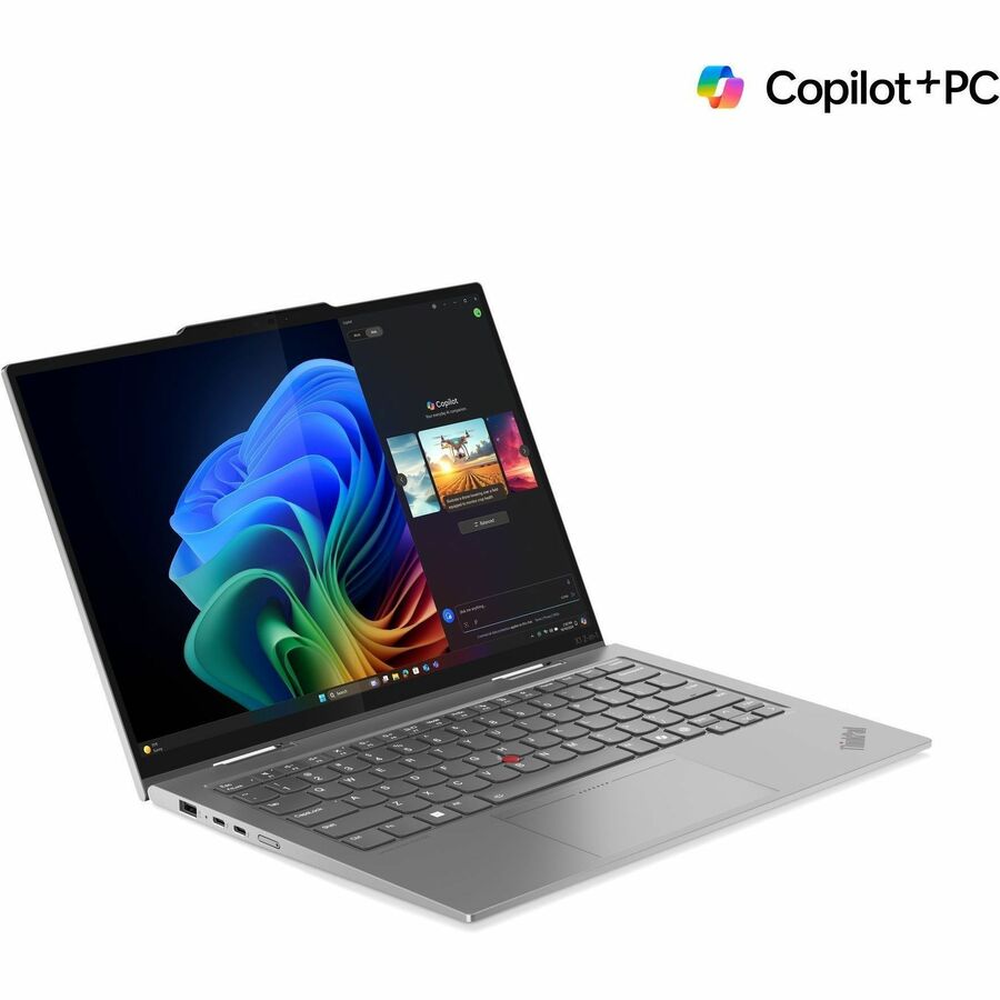 Alternate-Image1 Image for Lenovo Thinkpad X1 Gen 10 21NU0036US 14" Touchscreen Convertible Copilot+ PC 2 in 1 Notebook - WUXGA - Intel Core Ultra 7 268V - Intel Evo Platform - 32 GB - 512 GB SSD - English Keyboard - Gray
