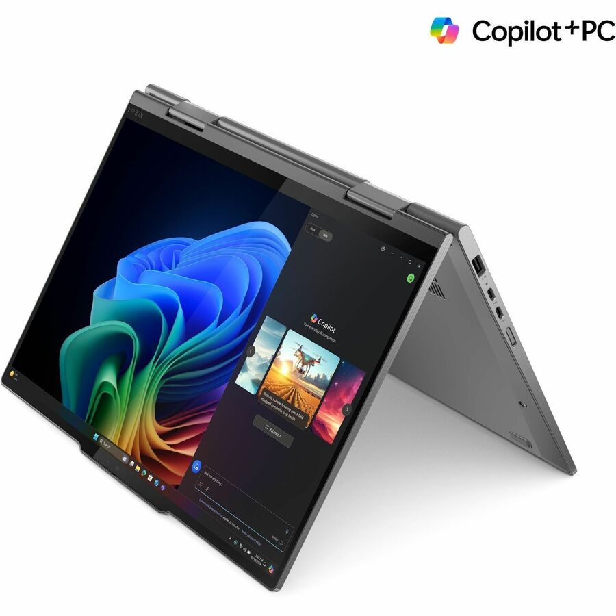 Alternate-Image7 Image for Lenovo Thinkpad X1 Gen 10 21NU0036US 14" Touchscreen Convertible Copilot+ PC 2 in 1 Notebook - WUXGA - Intel Core Ultra 7 268V - Intel Evo Platform - 32 GB - 512 GB SSD - English Keyboard - Gray