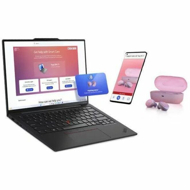 Alternate-Image4 Image for Lenovo ThinkPad X1 Carbon Gen 13 21NS005UUS 14" Touchscreen Copilot+ PC Notebook - WUXGA - 60 Hz - Intel Core Ultra 7 268V - vPro Technology - Intel Evo Platform - 32 GB - 512 GB SSD - English Keyboard - Black Paint