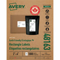 Avery&reg; Earth Friendly Rectangle Labels for Laser and Inkjet printers, 2 x 4"