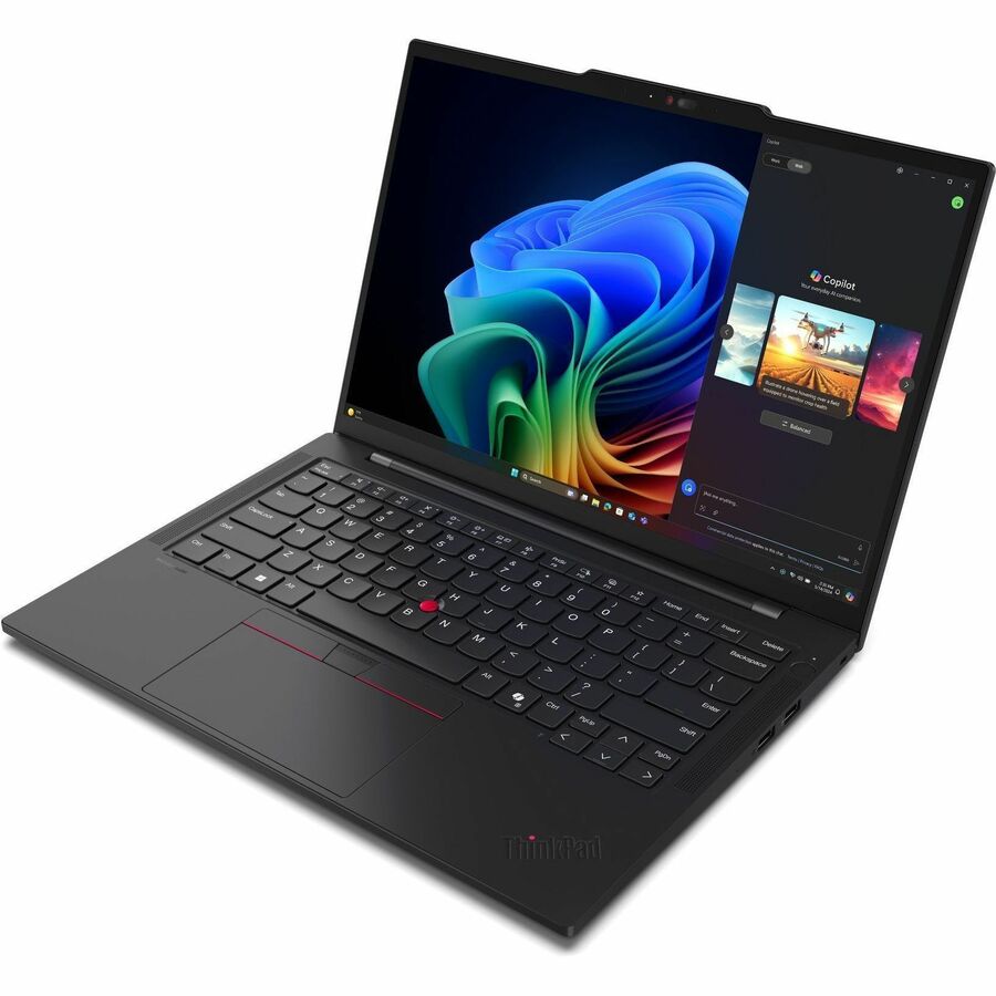 Alternate-Image2 Image for Lenovo ThinkPad T14s Gen 6 21QX000MUS 14" Copilot+ PC Notebook - WUXGA - Intel Core Ultra 7 258V - 32 GB - 512 GB SSD - English Keyboard - Black