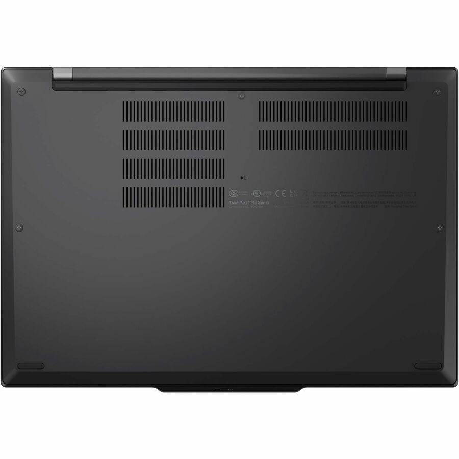 Bottom Image for Lenovo ThinkPad T14s Gen 6 21QX000MUS 14" Copilot+ PC Notebook - WUXGA - Intel Core Ultra 7 258V - 32 GB - 512 GB SSD - English Keyboard - Black